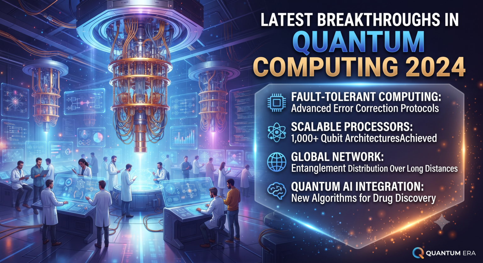 Latest Breakthroughs in Quantum Computing 2024: Major Developments Shaping the Future Latest Breakthroughs in Quantum Computing 2024