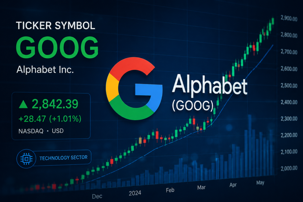 Ticker Symbol GOOG: What It Means, Who Owns It, and How It Differs From GOOGL Ticker Symbol GOOG