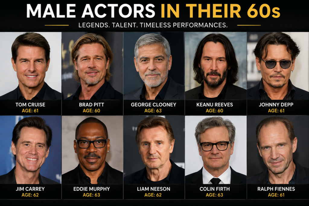 Male Actors in Their 60s