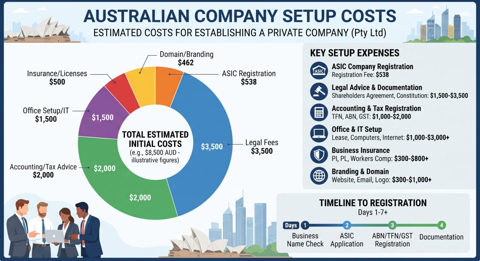 Australian Company Setup Costs