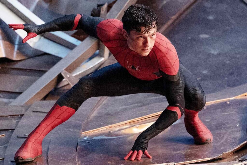 Tom Holland and Spider-Man